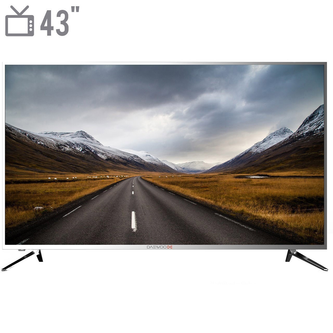 تلویزیون ال ای دی هوشمند دوو مدل DUHD-43H7000-DPB سایز 43 اینچ