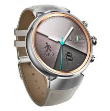 فروش نقدي و اقساطی ساعت هوشمند ایسوس زن واچ 3 مدل WI503Q Silver With Beige Leather Band