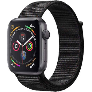 فروش نقدي و اقساطی ساعت هوشمند اپل واچ 4 مدل 44mm Aluminum Case with Sport Loop Band