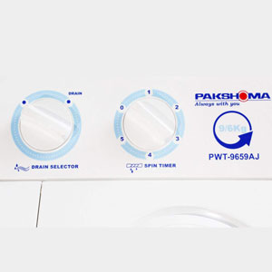 فروش نقدی یا اقساطی ماشین لباسشویی پاکشوما مدل PWT-9659AJ ظرفیت 9.6 کیلوگرم