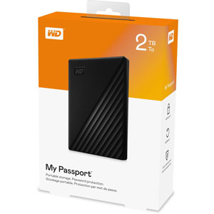 فروش نقدی یا اقساطی هارد اکسترنال وسترن دیجیتال مدل My Passport WDBYvg0020BBK-WESN ظرفیت 2 ترابایت