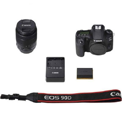 فروش نقدی یا اقساطی دوربین دیجیتال کانن مدل EOS 90D به همراه لنز 135-18 میلی متر IS USM