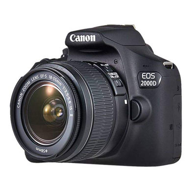 فروش نقدی یا اقساطی دوربین دیجیتال کانن مدل EOS 2000D به همراه لنز 18-55 میلی متر IS II