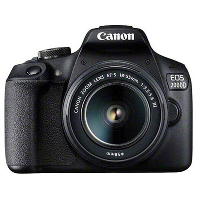 فروش نقدی یا اقساطی دوربین دیجیتال کانن مدل EOS 2000D به همراه لنز 18-55 میلی متر DC III