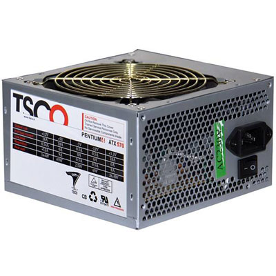 فروش نقدی یا اقساطی منبع تغذیه کامپیوتر تسکو مدل TP 570W