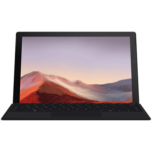 فروش نقدی و اقساطی تبلت مایکروسافت مدل Surface Pro 7 - B به همراه کیبورد Black Type Cover
