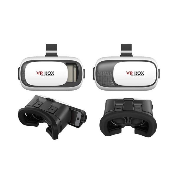 فروش نقدی و اقساطی هدست واقعیت مجازی وی آر باکس مدل VR Box 2 به همراه ریموت کنترل بلوتوث و DVD نرم افزار و USB LED هدیه