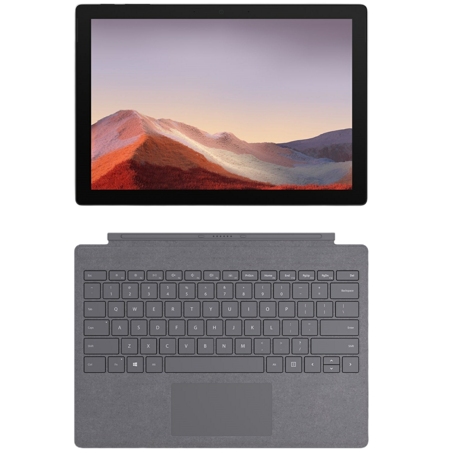 فروش نقدی و اقساطی تبلت مایکروسافت مدل Surface Pro 7 Plus - LTE ظرفیت 256 گیگابایت به همراه کیبورد Signature Type Cover