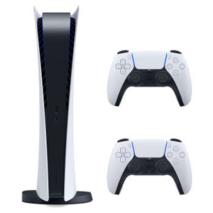 فروش نقدی واقساطی مجموعه کنسول بازی سونی مدل PlayStation 5 Digital Edition ظرفیت 825 گیگابایت به همراه دسته اضافی