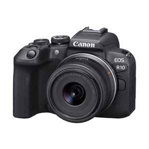 فروش نقدي و اقساطي دوربین دیجیتال بدون آینه کانن مدل EOS R10 به همراه لنز 45-18