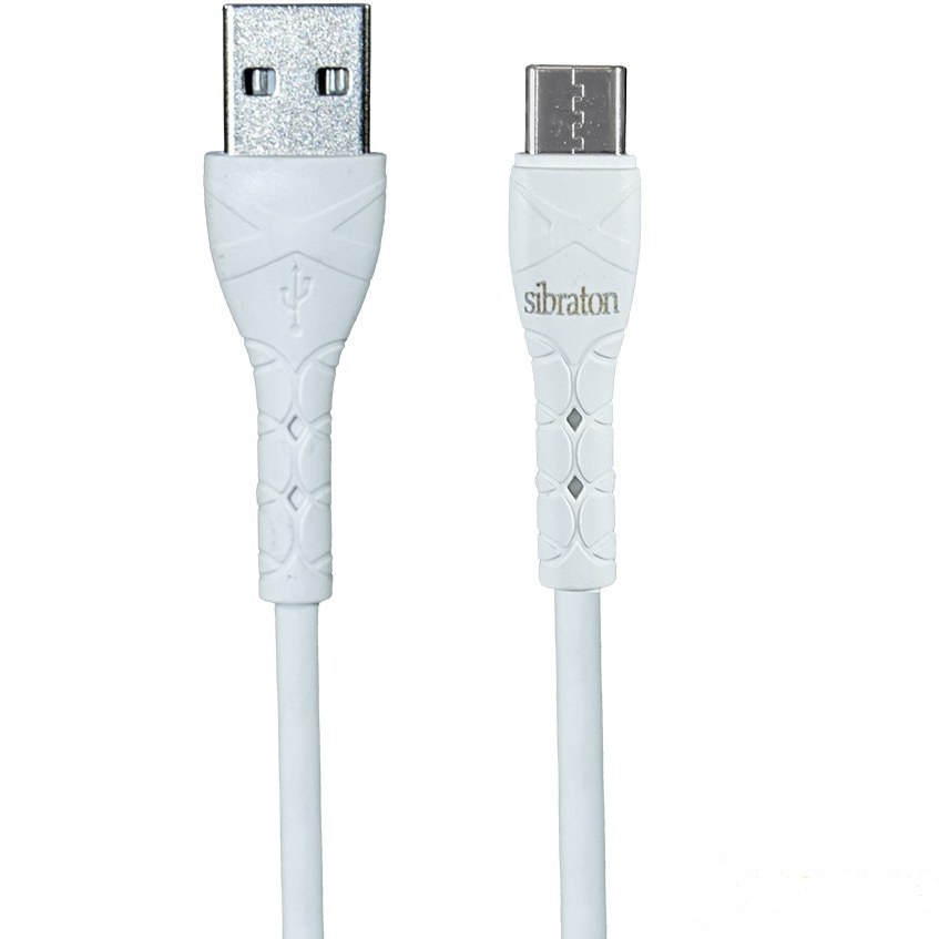 فروش نقدی و اقساطی کابل تبدیل USB به USB-C سیبراتون مدل S207C طول 1.1 متر