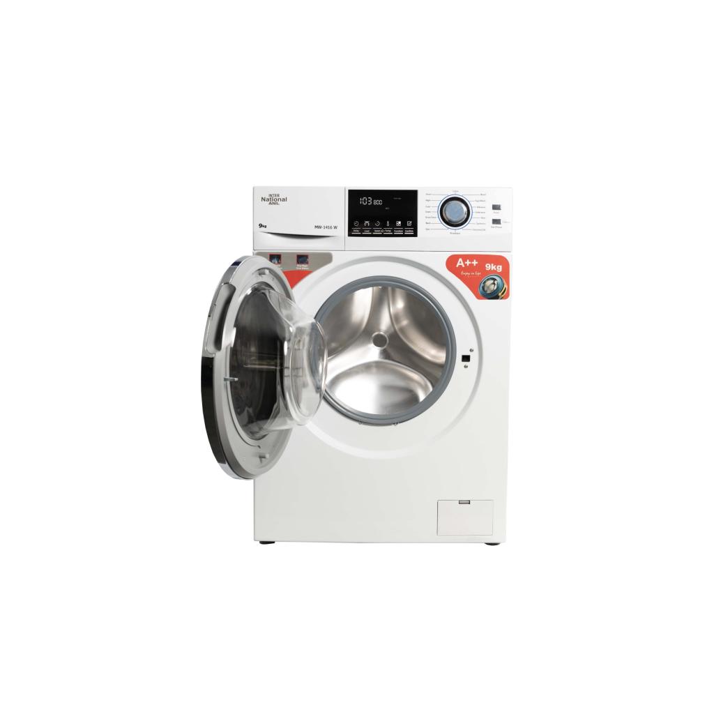 فروش نقدي و اقساطي ماشین لباسشویی اینترناسیونال آنیل 9 کیلویی مدل MN1416-S9 1400 دور در دقیقه