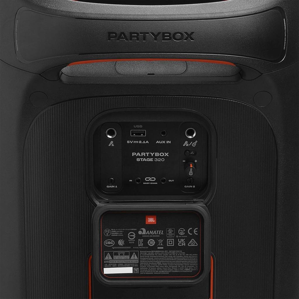 فروش نقدي و اقساطي اسپیکر بلوتوثی قابل حمل جی بی ال 240 وات مدل JBL Partybox Stage 320