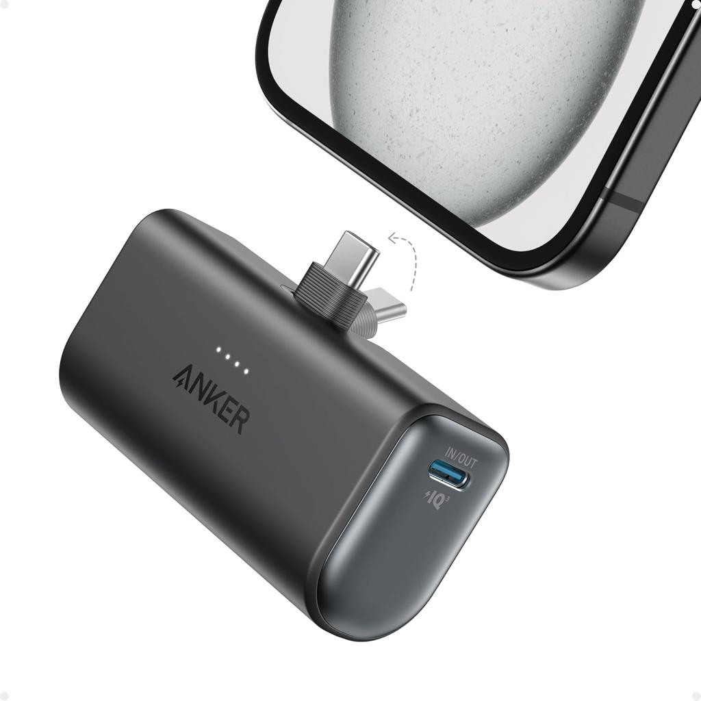 فروش پاوربانک 5000 میلی‌ آمپر انکر مدل Anker Nano Power Bank A1653