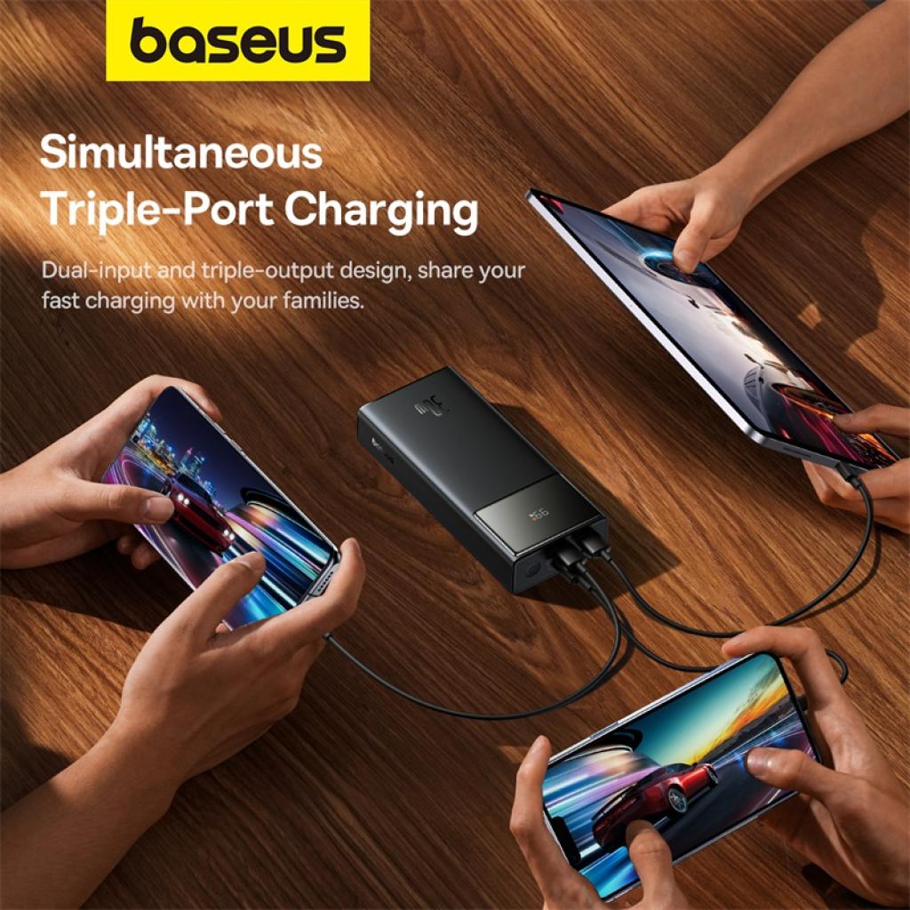 فروش پاوربانک 10000 میلی آمپر باسئوس 30 وات مدل Baseus Star-Lord Digital Display Fast Charging Power Bank 10000mAh 30W
