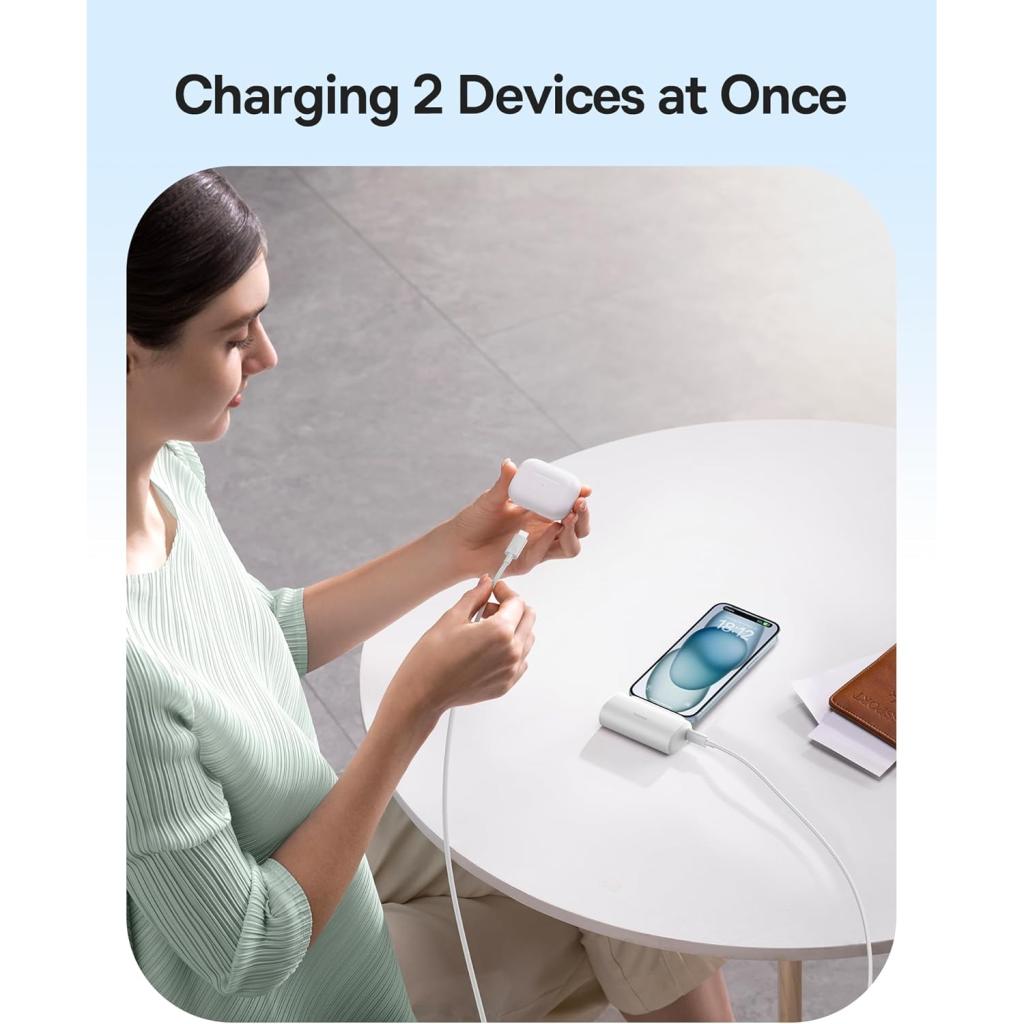 فروش پاور بانک 5000 میلی آمپر باسئوس مدل Baseus Compact Fast Charging Power Bank Type-C Edition 5000mAh 20W