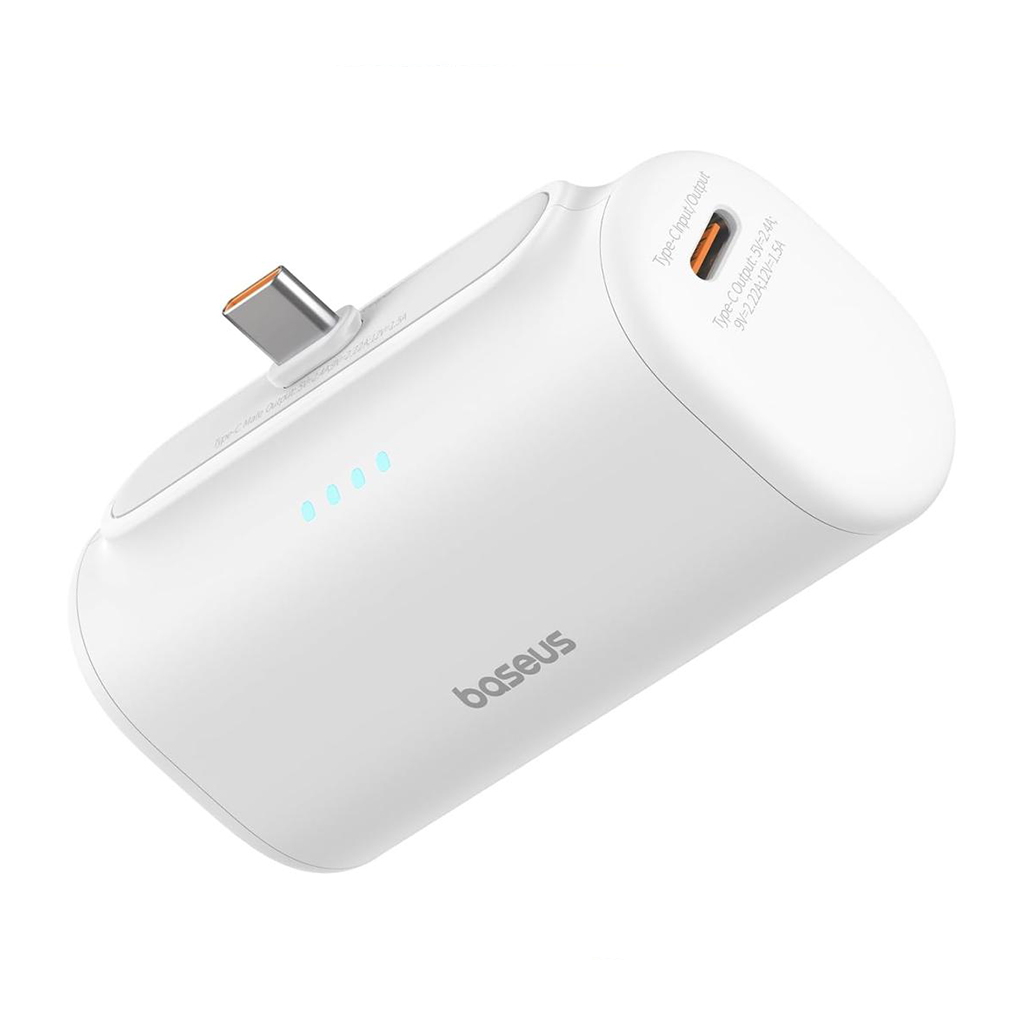 فروش پاور بانک 5000 میلی آمپر باسئوس مدل Baseus Compact Fast Charging Power Bank Type-C Edition 5000mAh 20W