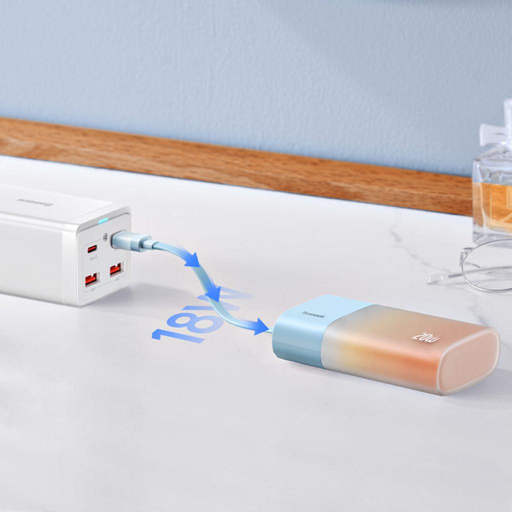 فروش پاوربانک 5200 میلی آمپر باسئوس 20 وات مدل Baseus Popsicle Fast Charging Power Bank IP Edition 5200mAh 20W