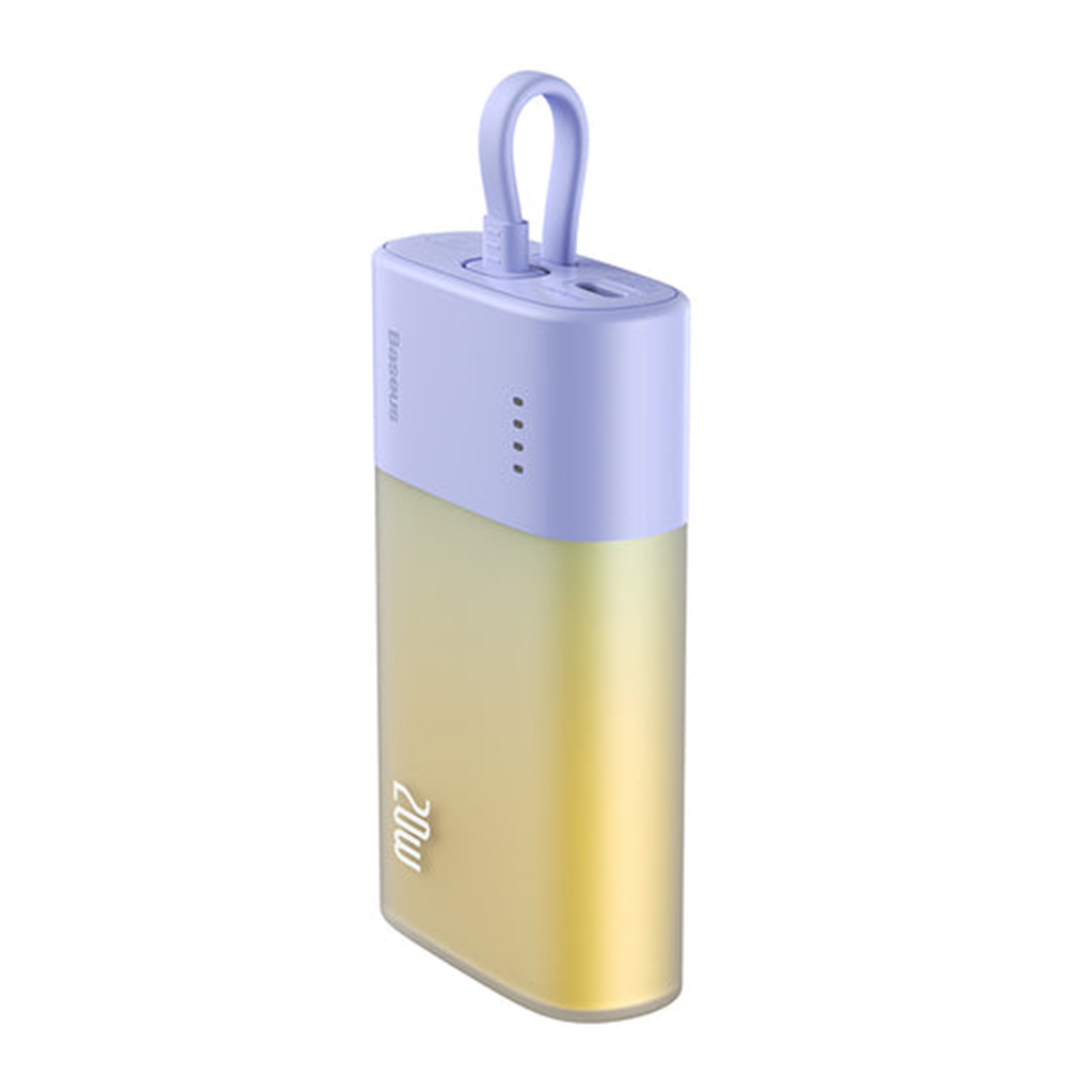 فروش پاوربانک 5200 میلی آمپر باسئوس 20 وات مدل Baseus Popsicle Fast Charging Power Bank IP Edition 5200mAh 20W