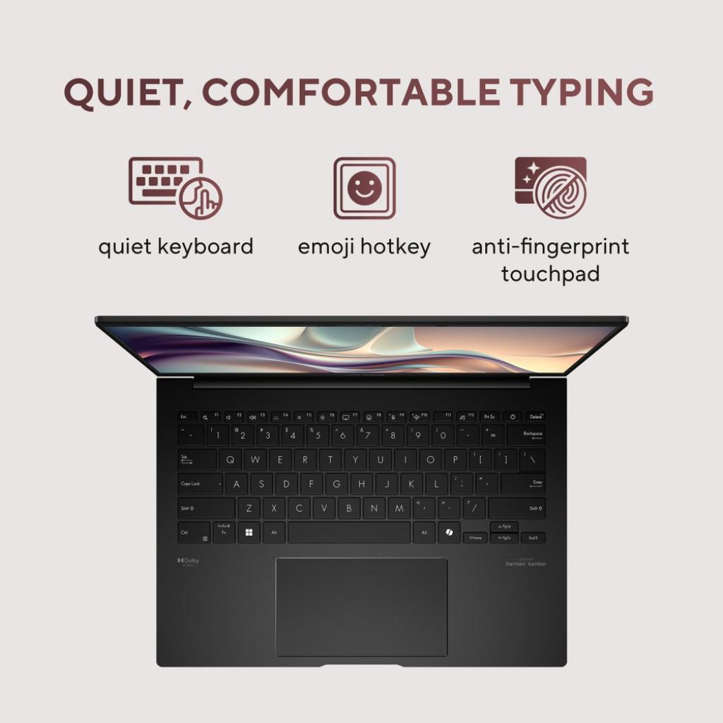 فروش نقدي و اقساطي لپ تاپ 14 اینچی ایسوس مدل Asus Zenbook UX3405CA U9321TB Ultra9 285H 32GB LPDDR5X 1TB SSD OLED Touch Win11