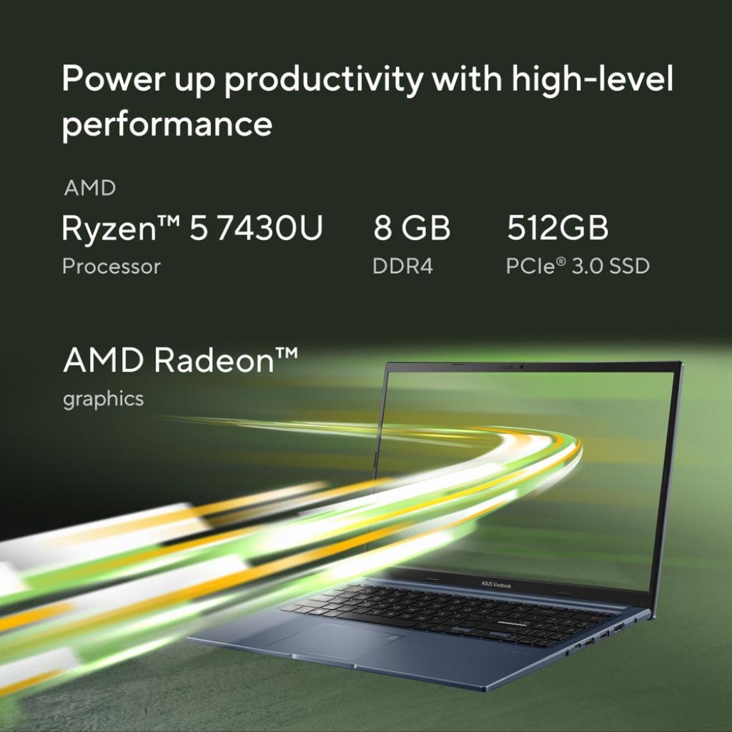 فروش نقدي و اقساطي لپ تاپ 15.6 اینچی ایسوس مدل Asus Vivobook X1502ZA EJ1429 i7 12700H 16GB DDR4 512GB SSD کاستوم
