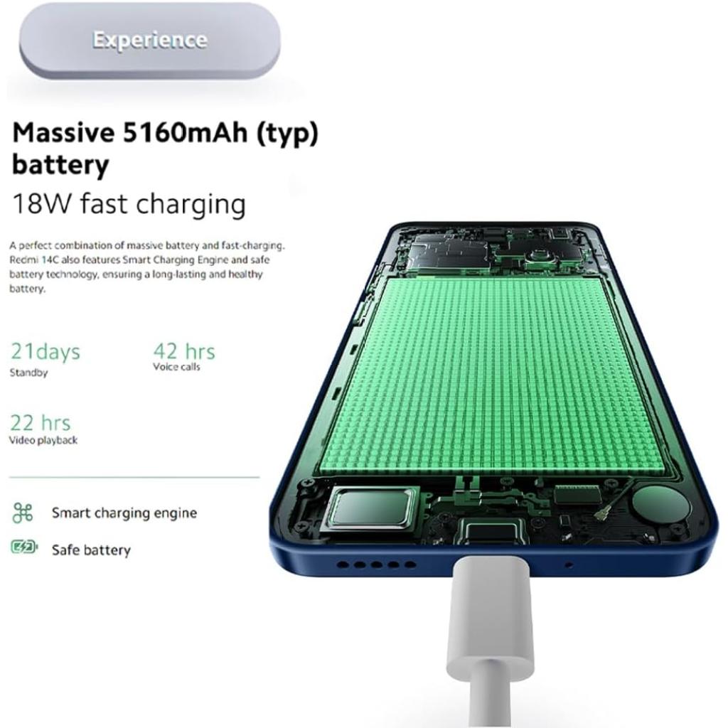 فروش نقدی و اقساطی گوشی موبايل شیائومی مدل redmi 14C 4G ظرفیت 128 گیگابایت رم 4 گیگابایت