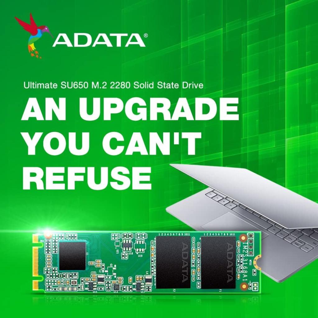 فروش نقدی واقساطی حافظه SSD 256GB ای دیتا مدل ADATA SATA M2 2280 SU650