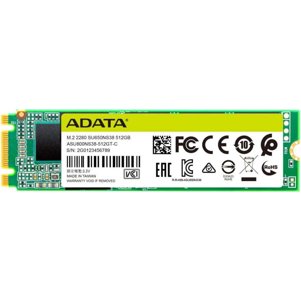 فروش نقدی واقساطی حافظه SSD 256GB ای دیتا مدل ADATA SATA M2 2280 SU650