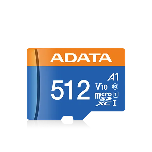 فروش نقدی واقساطی کارت حافظه 512 گیگابایت ای دیتا مدل ADATA MICRO SDXC UHS-I V۱۰ R۱۰۰W۲۵+ADP 512G