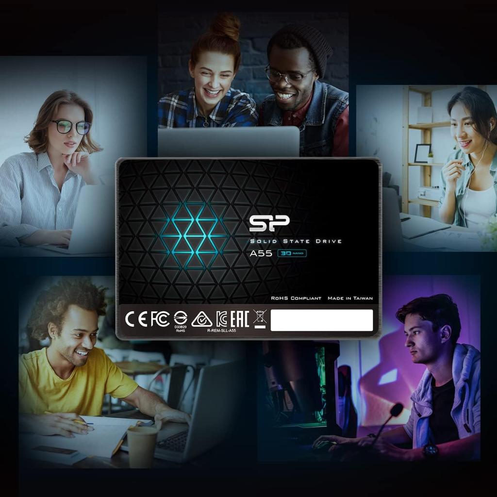 فروش نقدی واقساطی حافظه اس اس دی اینترنال 128 گیگابایت سیلیکون پاور مدل Silicon Power Ace A55 Int