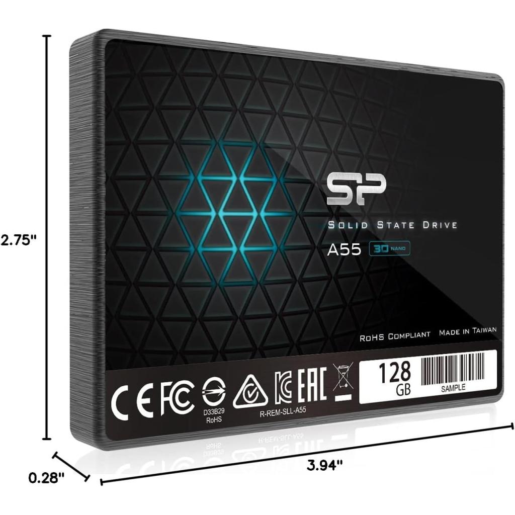 فروش نقدی واقساطی حافظه اس اس دی اینترنال 128 گیگابایت سیلیکون پاور مدل Silicon Power Ace A55 Int