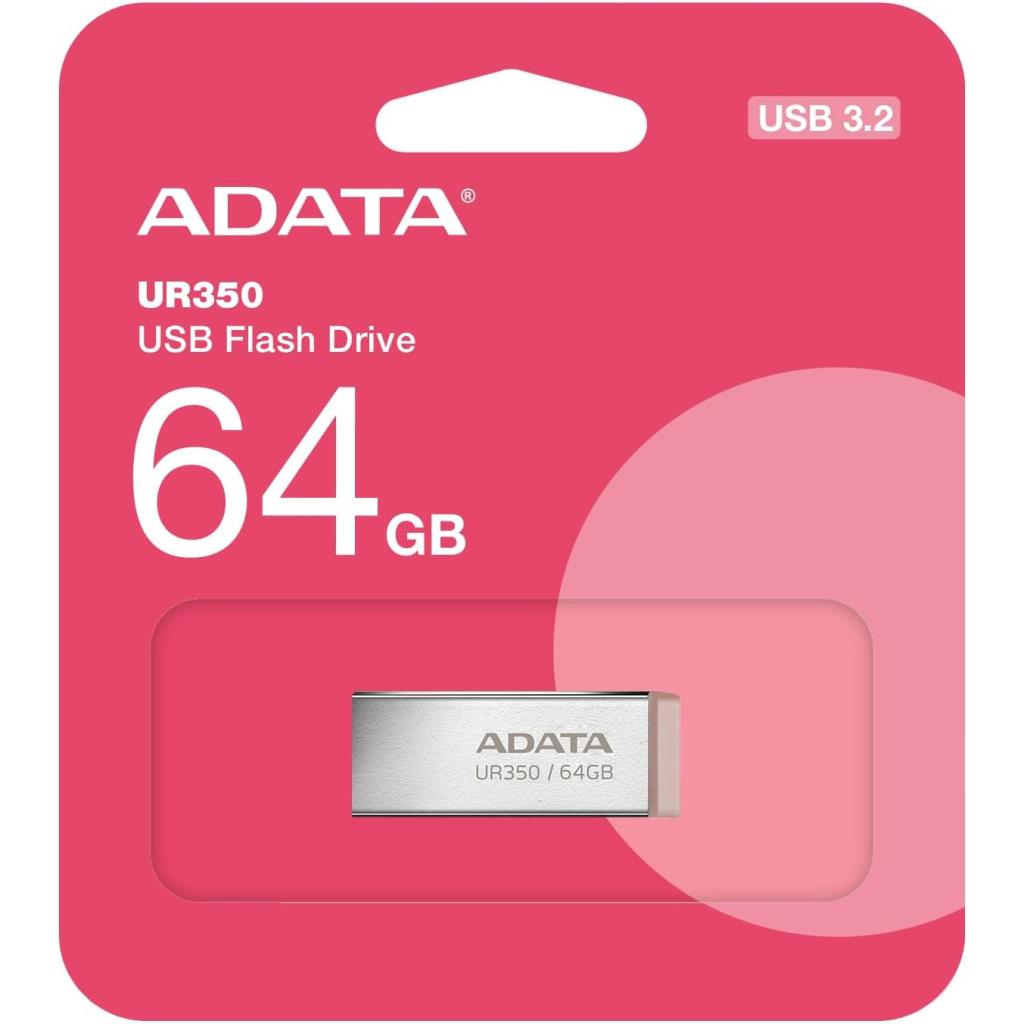 فروش نقدی واقساطی فلش مموری 64 گیگابایت ای دیتا مدل ADATA UR350 64GB