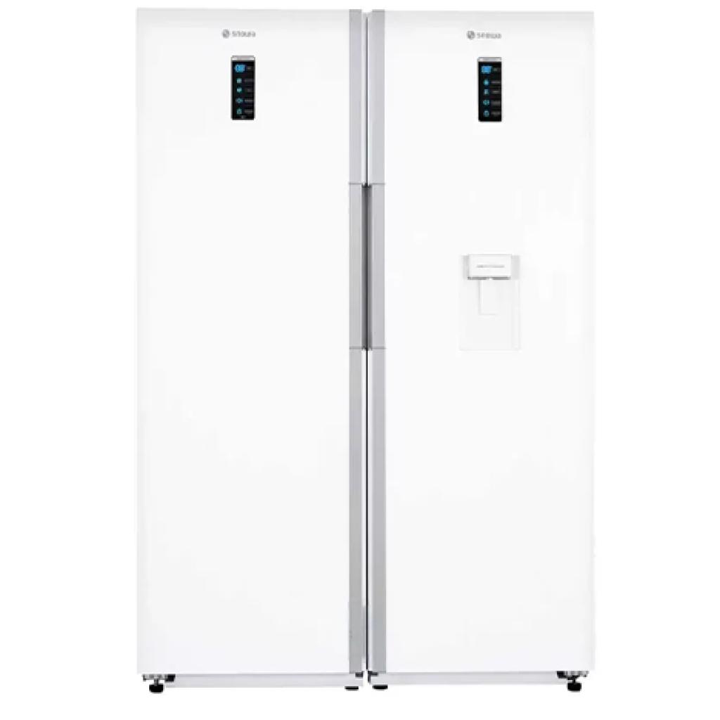 فروش نقدی و اقساطی يخچال فريزر دوقلو اسنوا سری هايپر 38 فوت مدل SRDi-SFDi-M210GW