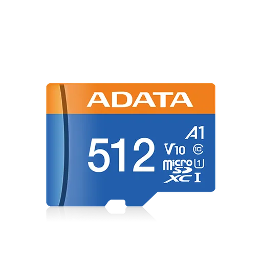 فروش نقدی واقساطی کارت حافظه 512 گیگابایت ای دیتا مدل ADATA MICRO SDXC UHS-I V۱۰ R۱۰۰W۲۵+ADP 512G