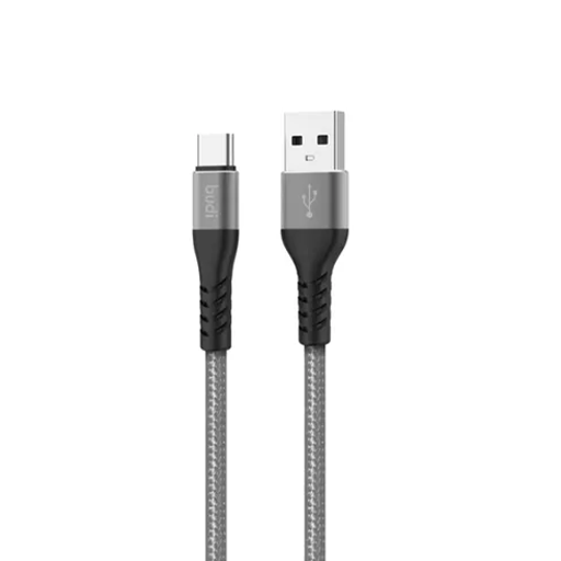 فروش نقدی و اقساطی کابل شارژ کنفی ‌USB به ‌USB-C بودی مدل Budi DC197T20H طول 2 متر