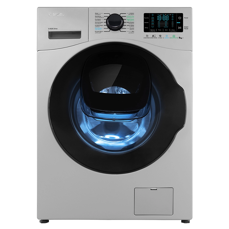ماشین لباسشویی اسنوا مدل SWM-F92S ظرفیت 9 کیلوگرم سیلور