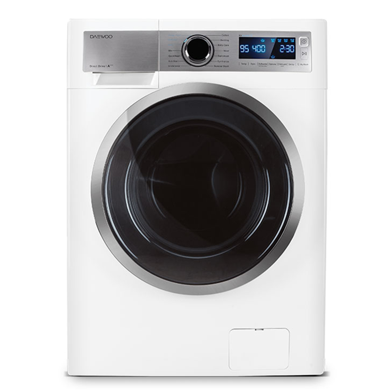 فروش نقدی و اقساطی ماشین لباسشویی دوو سری لایف 8 کیلویی مدل LM-860WS