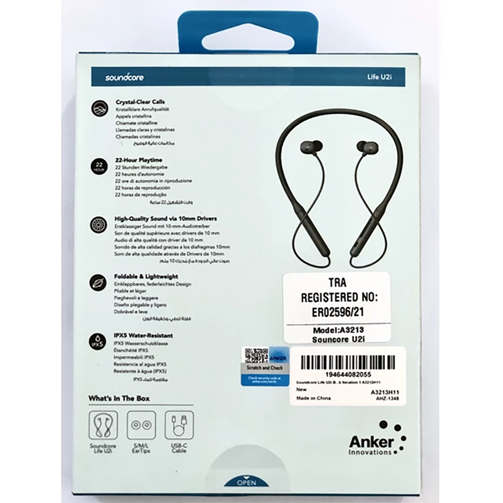 هدفون بلوتوثی گردنی انکر مدل A3213 U2i