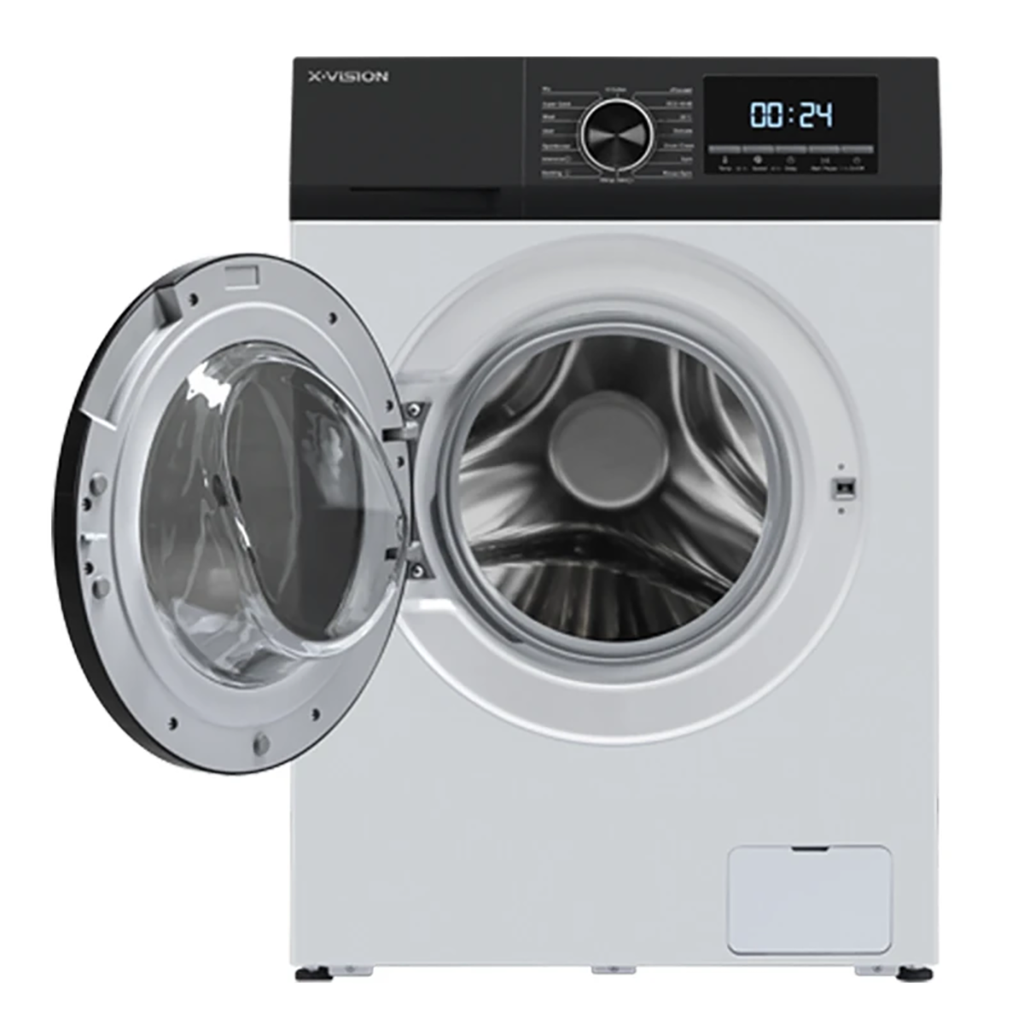 فروش نقدي و اقساطي ماشین لباسشویی ایکس ویژن مدل TP82-BWD ظرفیت8 کیلوگرم