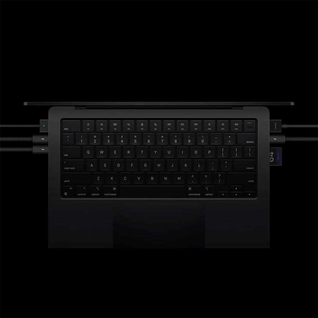 لپ تاپ اپل مدل MacBook Pro MW2V3 2024 LLA-M4-16GB RAM-1TB SSD