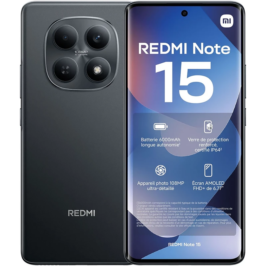 فروش نقدي و اقساطي گوشی موبایل شیائومی مدل Redmi Note 15 4G دو سیم کارت ظرفیت 256 گیگابایت و رم 8 گیگابایت