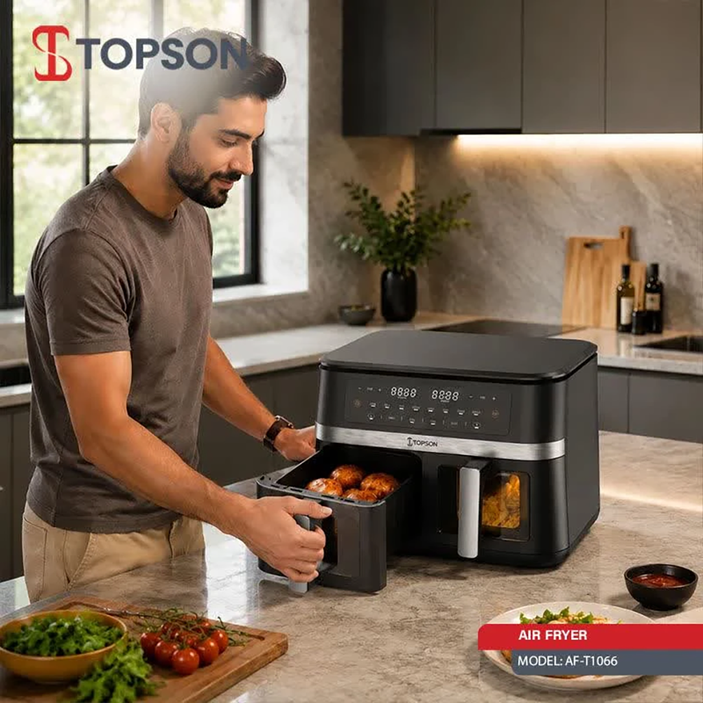 فروش نقدي و اقساطی سرخ‌کن هواپز 11 لیتری تاپسون مدل AF-T1066