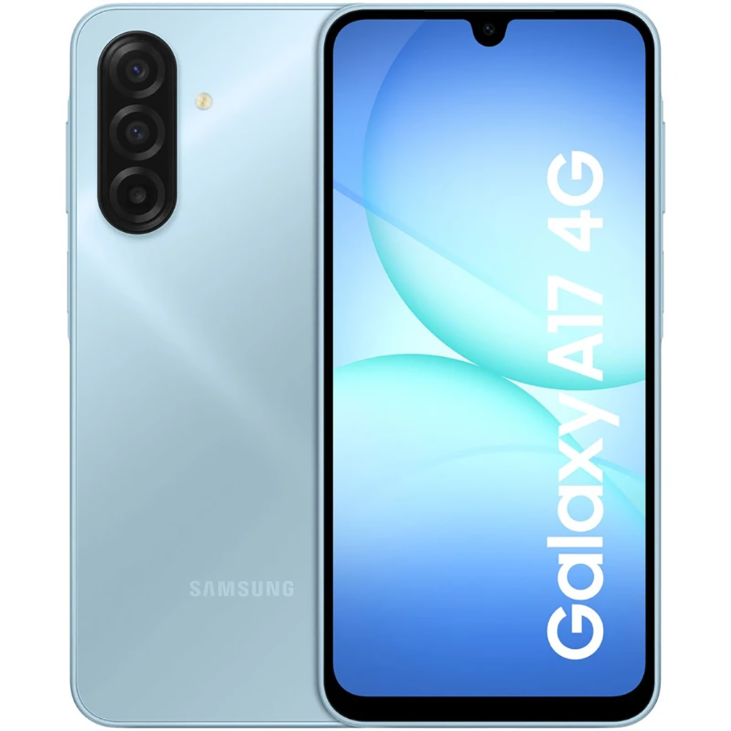فروش نقدي و اقساطي گوشی موبایل سامسونگ مدل Galaxy A17 4G دو سیم کارت ظرفیت 128 گیگابایت و رم 6 گیگابایت - به همراه شارژر 25 وات سامسونگ