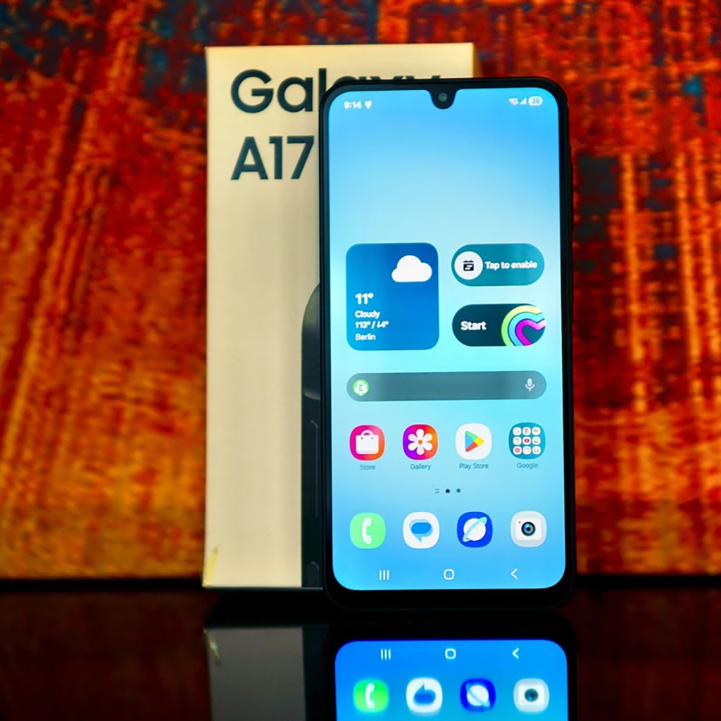 فروش نقدي و اقساطي گوشی موبایل سامسونگ مدل Galaxy A17 4G دو سیم کارت ظرفیت 128 گیگابایت و رم 4 گیگابایت - به همراه شارژر 25 وات سامسونگ