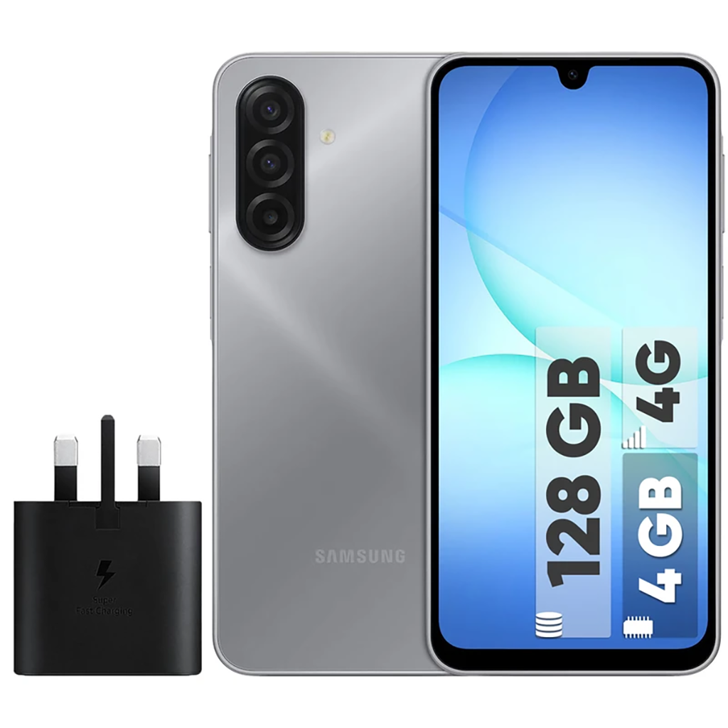 فروش نقدي و اقساطي گوشی موبایل سامسونگ مدل Galaxy A17 4G دو سیم کارت ظرفیت 128 گیگابایت و رم 4 گیگابایت - به همراه شارژر 25 وات سامسونگ