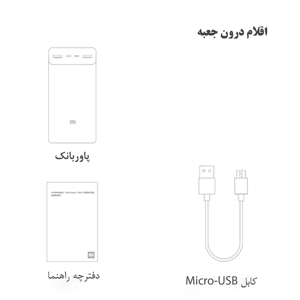 فروش نقدي و اقساطي پاوربانک 18 وات شیائومی مدل Mi PB3018ZM ظرفیت 30000 میلی آمپر ساعت