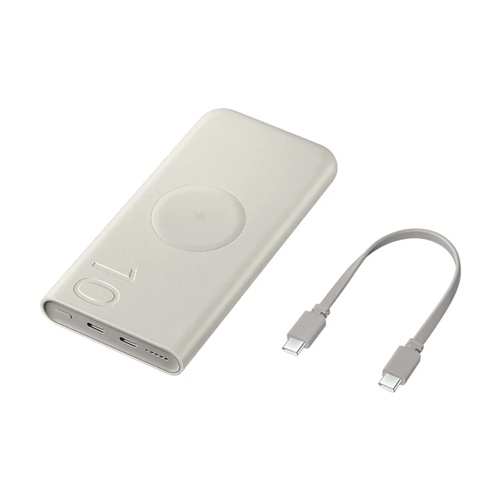 فروش نقدي و اقساطي پاوربانک 25 وات وایرلس سامسونگ مدل Wireless Battery Pack EB-U2510 ظرفیت 10000 میلی آمپر ساعت