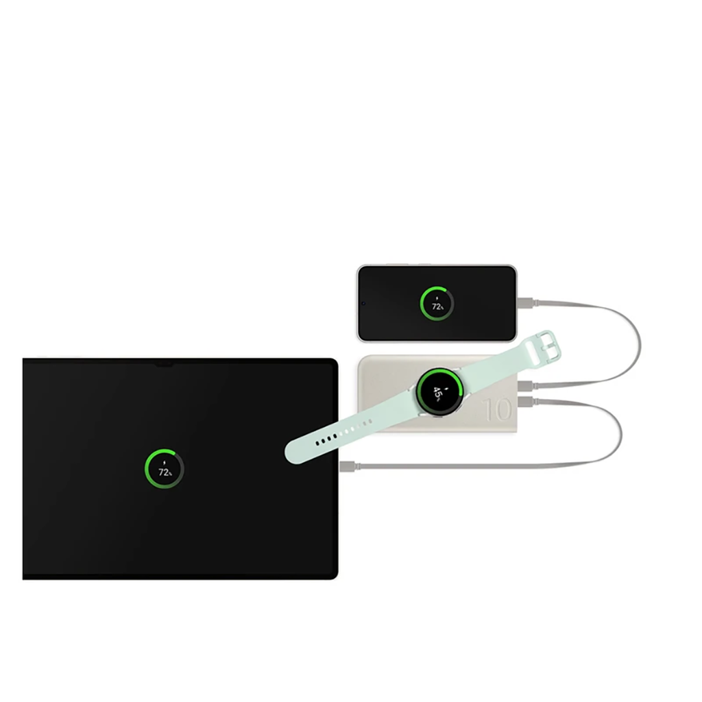 فروش نقدي و اقساطي پاوربانک 25 وات وایرلس سامسونگ مدل Wireless Battery Pack EB-U2510 ظرفیت 10000 میلی آمپر ساعت