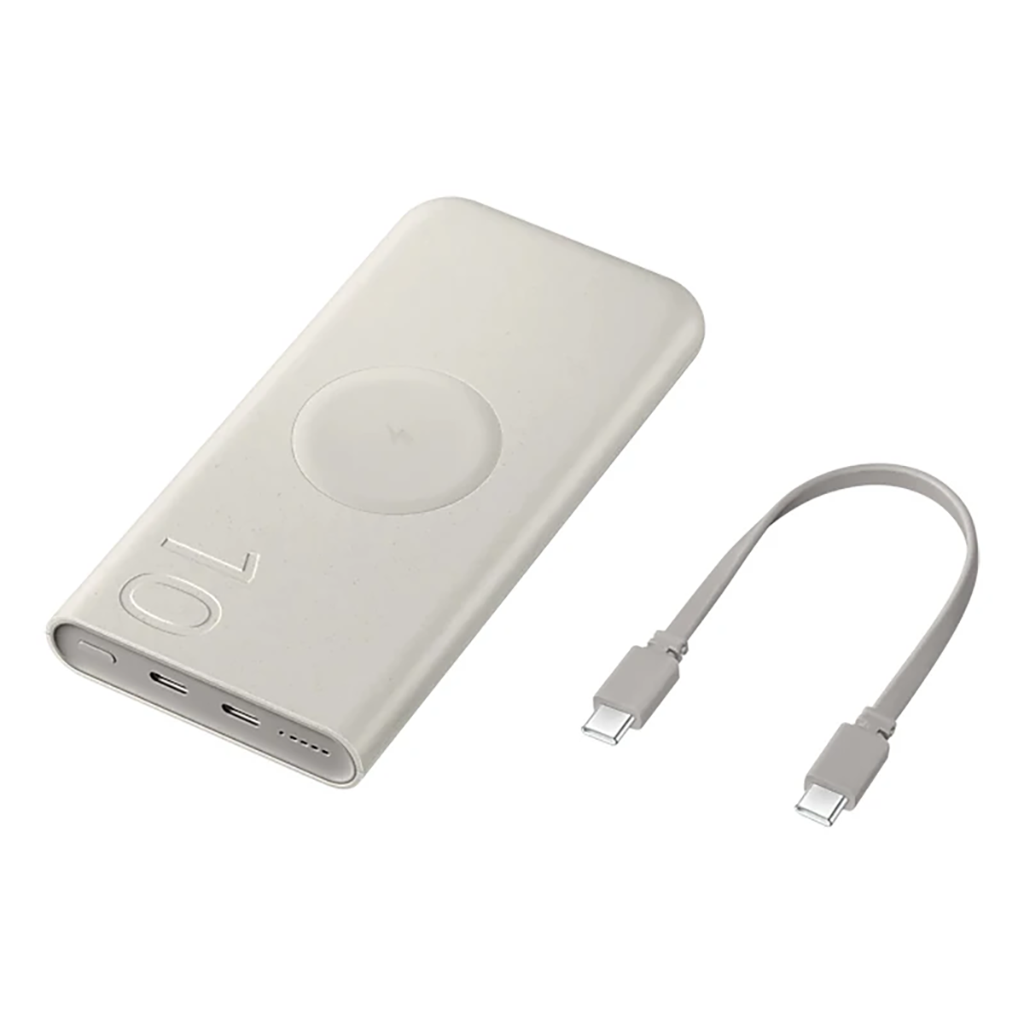 فروش نقدي و اقساطي پاوربانک 25 وات وایرلس سامسونگ مدل Wireless Battery Pack EB-U2510 ظرفیت 10000 میلی آمپر ساعت