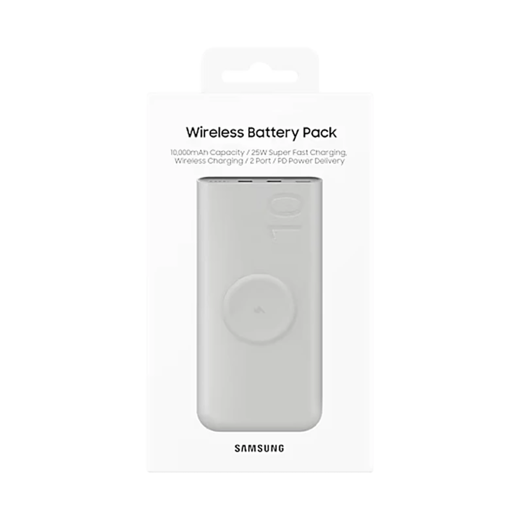 فروش نقدي و اقساطي پاوربانک 25 وات وایرلس سامسونگ مدل Wireless Battery Pack EB-U2510 ظرفیت 10000 میلی آمپر ساعت